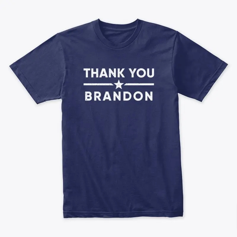 Distressed Thank You Brandon