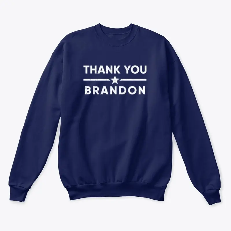 Distressed Thank You Brandon