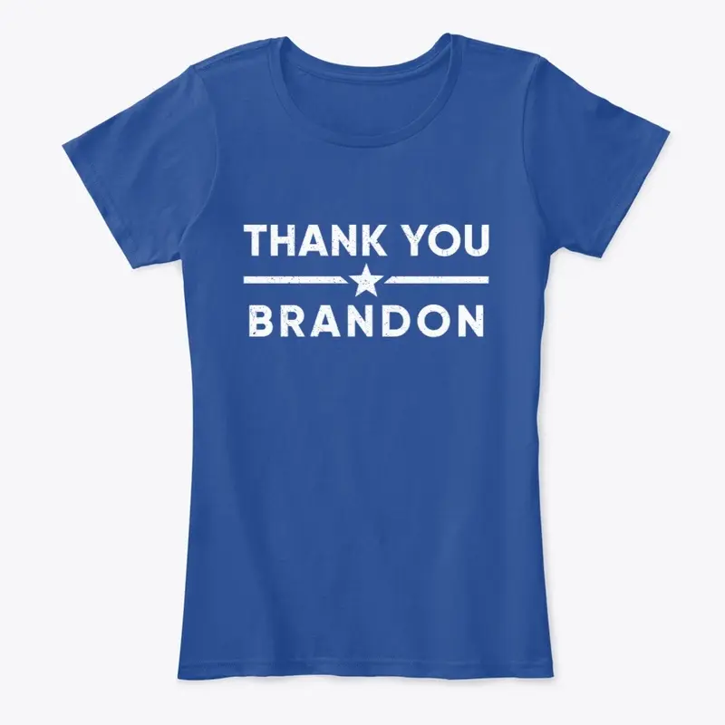 Distressed Thank You Brandon